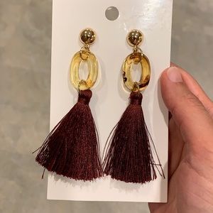 H&M Statement earrings with tassels and fringe